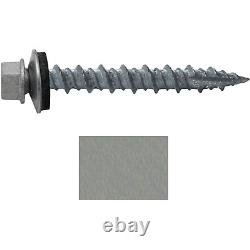 Metal Roofing Screws (1000) 10 X 1-1/2 Galvanized Hex Head Sheet Metal Roof Sc