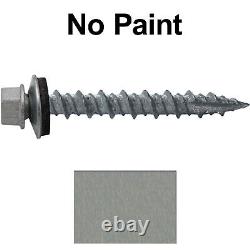 Metal Roofing Screws (1000) 10 X 1-1/2 Galvanized Hex Head Sheet Metal Roof Sc