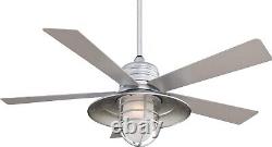 Minka Aire Rainman 54 LED Ceiling Fan, Galvanized F582L-GL