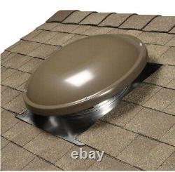 NEW! MASTER FLOW 1250 CFM Weathered Wood Power Roof Mount Attic Fan