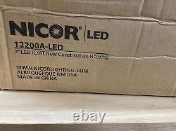NICOR 2 in. IC-Rated Galvanized Steel Airtight LED Recessed Housing 12200A-4pack