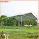 Outdoor Dog Playpen Large Cage Pet Exercise Metal Fence Kennel With Roof Garden