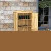 Outdoor Storage Cabinet With Waterproof Metal Roof