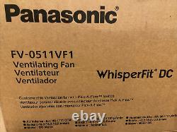 Panasonic FV-0511VF1 WhisperFit DC Fan 50/80/110 CFM