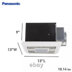 Panasonic WhisperCeiling DC withLED light, Pick-A-Flow 110, 130 or 150 CFM Ceiling