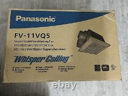 Panasonic Whisper Ceiling 110 CFM 0.3 Sone Ceiling Mounted Bath Fan FV-11VQ5