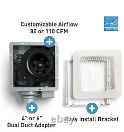 Panasonic Whisper Choice Pick-A-Flow 80 / 110 CFM Ceiling Bathroom Exhaust Fan