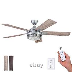 Prominence Home 51657-01 Freyr Ceiling Fan 52 Galvanized