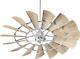 Quorum 96015-9, 60 Inch Ceiling Fan With? Remote Control In Galvanized