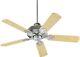 Quorum Lighting 137525-9 Hudson Patio Ceiling Fan In Soft Contemporary Style