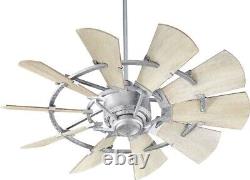 Quorum Lighting 44``Ceiling Fan Windmill 44 Inch Ceiling Fan-Galvanized