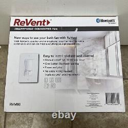 ReVent RVM80 Bathroom Exhaust Fan Smartphone Communication Bluetooth Speaker New