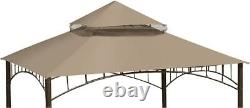 Replacement Canopy roof for Target Madaga Gazebo Model L-GZ136PST Beige1