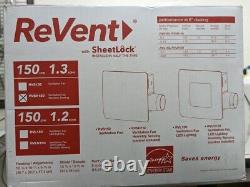 Revent RVSH150 150 CFM Ceiling Bathroom Exhaust Fan with Humidity Sensing