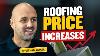 Roofing Price Increases From Suppliers Manufacturers