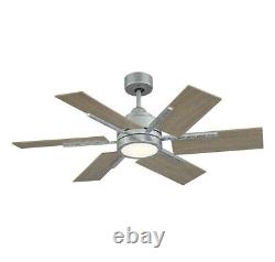 Savoy House 44-770-6WO-168 6 Blade Ceiling Fan with Light Kit-Farmhouse Style