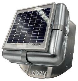 Solar RoofBlaster for 3.5 ribbed Conex Shipping Container (Galvanized)