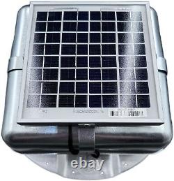 Solar RoofBlaster for 3.5 ribbed Conex Shipping Container (Galvanized)