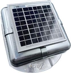 Solar RoofBlaster for 3.5 ribbed Conex Shipping Container (Galvanized)