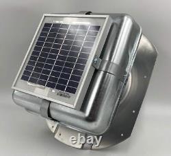 Solar RoofBlaster for 3.5 ribbed Conex Shipping Container (Galvanized)