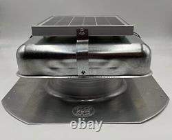 Solar RoofBlaster with Galvanized Vent Solar Roof Vent 3 Watt New and