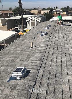 Solar Roof Vent Solar Attic Fan Solar RoofBlaster with Galvanized Vent