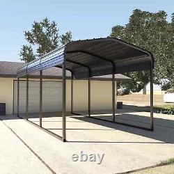 Steel Carport Garage 10'x15' Outdoor Canopy Heavy Duty Shelter Car Shed Storage