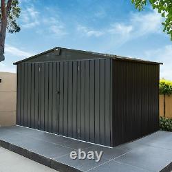Storage Sheds&Outdoor Sheds Garden Shed with Metal Galvanized Steel Roof Outside
