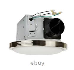 Utilitech 2-Sone 90-CFM 4 Finishes In 1 Decorative Lighted Bathroom Vent Fan