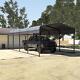 Veikous Car Canopy Shelter 12' X 20' Carport Storage Galvanized Steel Roof Gray