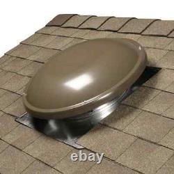 Weathered Wood Power Roof Mount Attic Fan, 1000 CFM