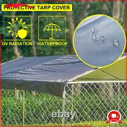 10'x10' Grand Chien Chien Run House Kennel Shade Cage Cover Cover Backyard Playpen