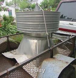 3 Matching Galvanized Metal Barn Building Roof Cupola Vents Amish Crafted <br/>  			
  <br/>
 3 Évents de cupola de toit de bâtiment de grange en métal galvanisé assortis fabriqués par des Amish