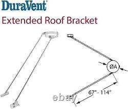 6DP-XRB 6 ID Extended Roof Bracket Supports Chimney Stove Pipe for Stabi. NEW
	<br/> <br/>6DP-XRB 6 ID Supports de support de toit prolongé pour tuyau de poêle à cheminée pour Stabi. NEUF