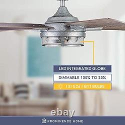 Accueil De Prominence Freyr 52-inch Led Lumière Intérieur / Extérieur Ventilateur De Plafond