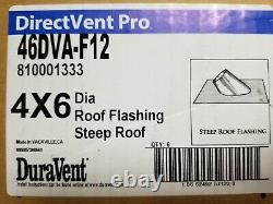 DuraVent 4 x 6 DirectVent Pro Roof Flashing 46DVA-F12 (lot de 6)