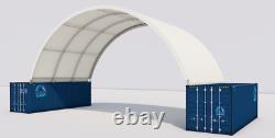 Kit de toit de conteneur d'expédition 40w20l15h Construction de abri de boîte Conex Abri auvent