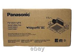 Panasonic Fv-0511vf1 Whisperfit Ventilateur DC 50/80/110 Cfm