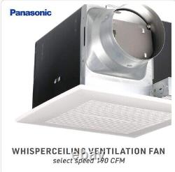 Panasonic Fv-20vq3 Whisperceiling 190 Cfm Ventilateur D'échappement De Plafond Energy Star