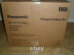 Panasonic WhisperCeiling DC avec éclairage LED, ventilateur d'extraction de salle de bain au plafond FV-1115VQL1