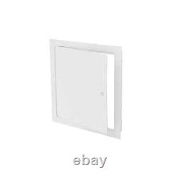 Porte d'accès mur/plafond Elmdor 37.63 en acier galvanisé peinturable et durable, blanc