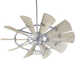 Quorum-95210-9-galvanized-52``ceiling Fan-10 Blade