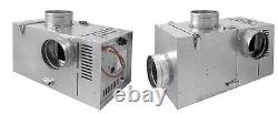 Ventilateur à distribution d'air chaud 7 en 1 150mm 660 m3/h + accessoires + Bypass