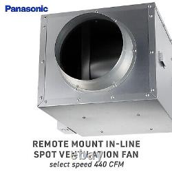 Ventilateur d'extraction en ligne à montage à distance Panasonic FV-40NLF1 WhisperLine 440 CFM