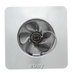 Ventilateur de grenier monté en pignon avec thermostat réglable 1250 PCM dôme noir ourlé.