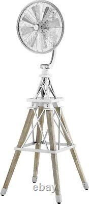 Ventilateur de sol Quorum Lighting 39158-9 Windmill de style traditionnel, 18.5 pouces