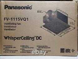 Ventilateur de ventilation pour salle de bain Panasonic FV-1115VQ1 WhisperCeiling DC 110-130-150 CFM